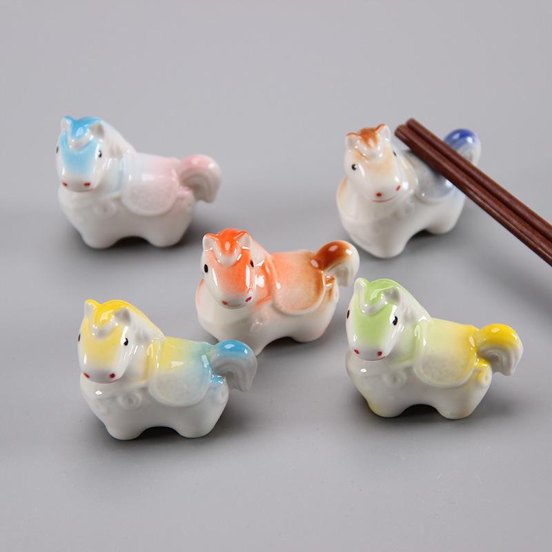 Chopstick Rest Ceramic - Ceramic Chopsticks Pillow Cartoon Chinese Zodiac