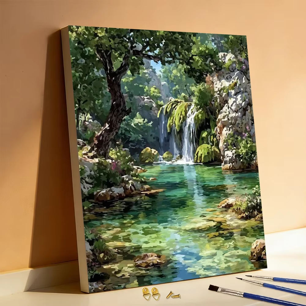 Japanese Lifestyle Movie - Painting by Numbers Japanese-style cherry blossom