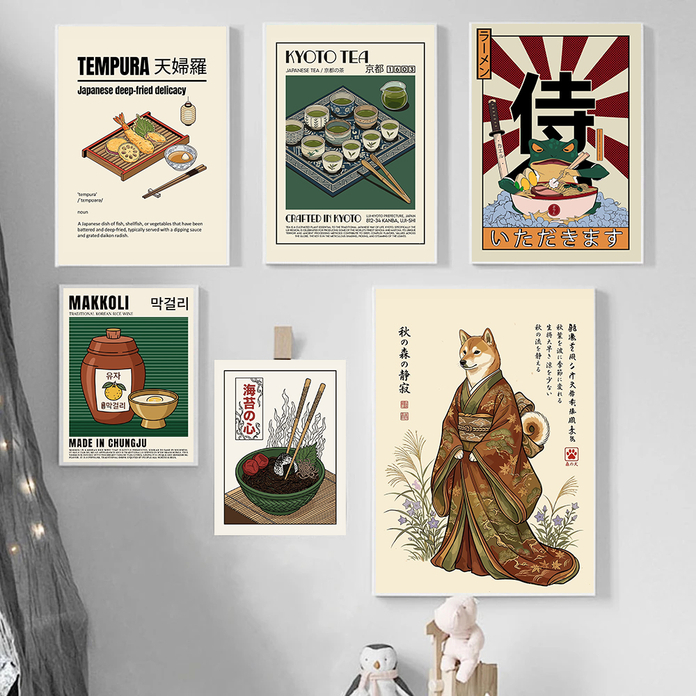 Japanese Food Lifestyle - Traditional Japanese Green Tea Matcha Posters