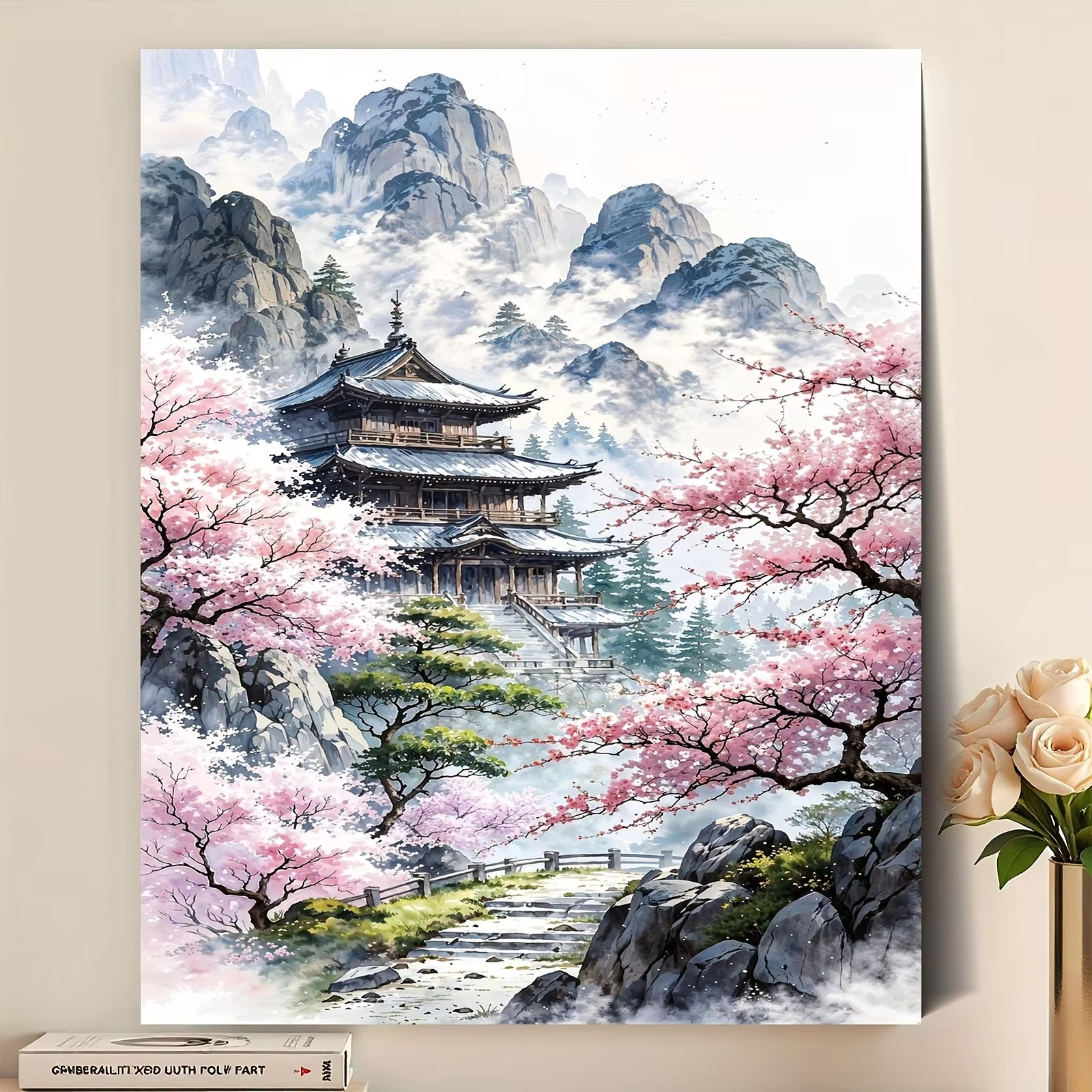 Japanese Lifestyle Movie - Oil Painting By Numbers Japanese-style Ancient