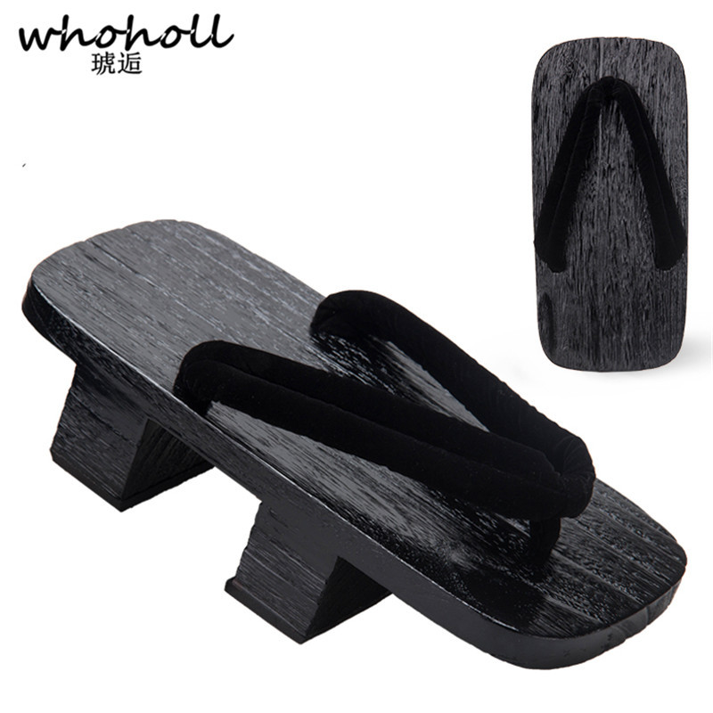 Geta Wooden Sandal - Whoholl Jiraiya Cosplay Japanese Kimono Geta