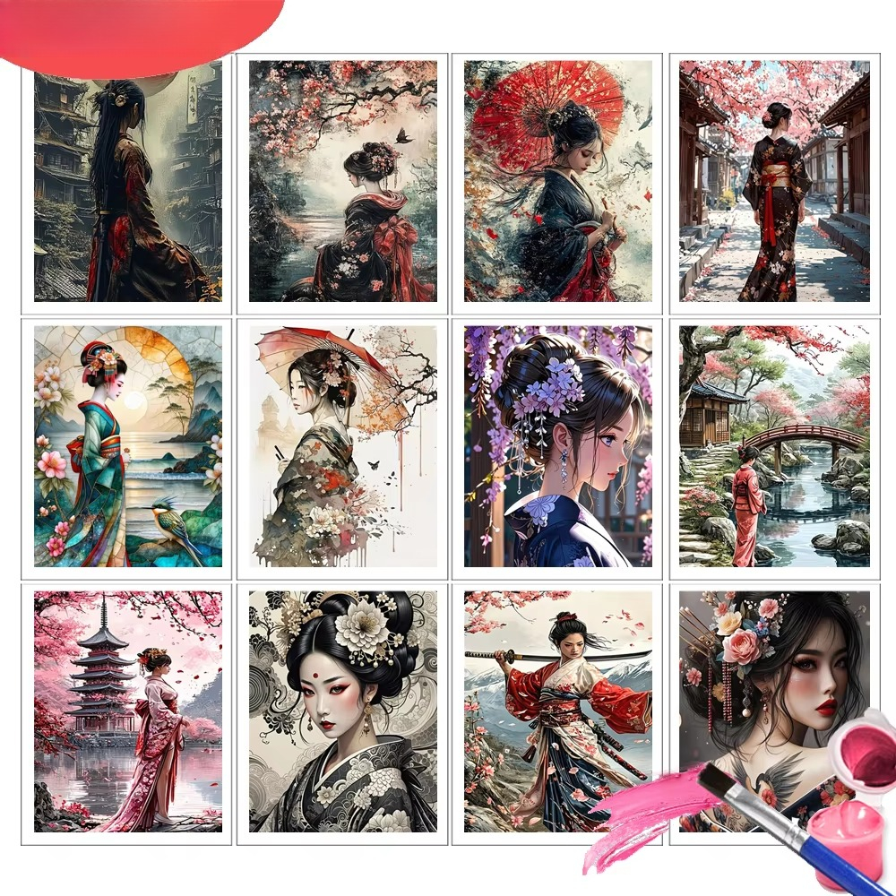 Paiting By Number Kits Woman P - огляд і ціна Japanese Lifestyle Movie