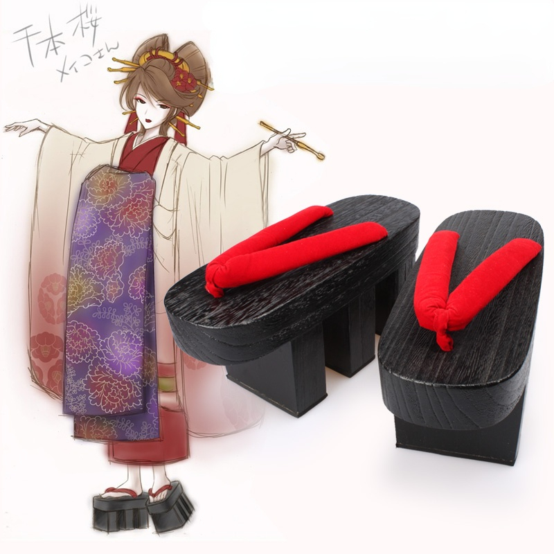Womens Wooden Japanese GETA Cl - огляд і ціна Geta Wooden Sandal