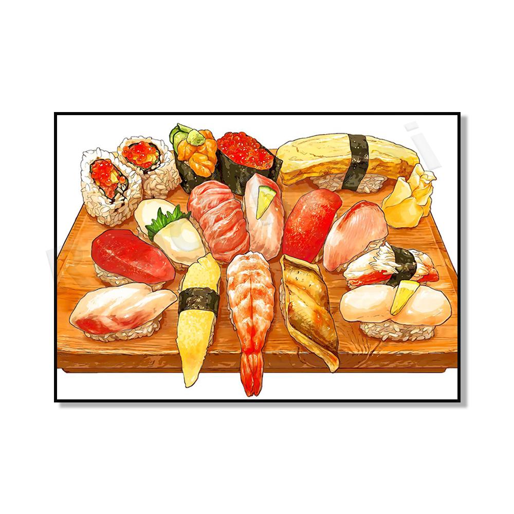 Japanese-style Wall Decoration - огляд і ціна Japanese Food Lifestyle