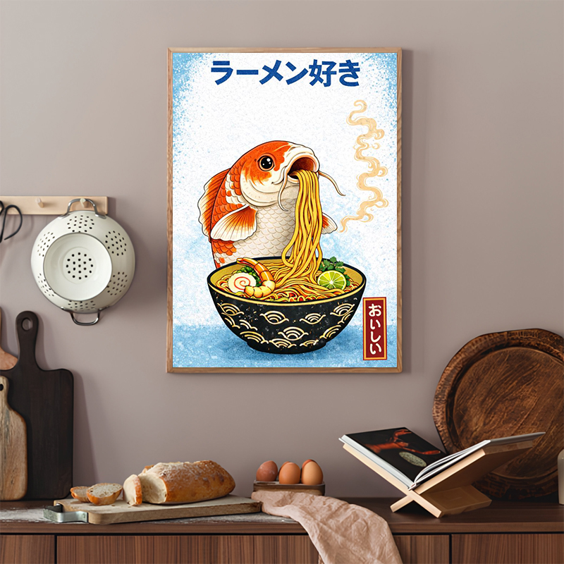 Funny Japanese Food Posters Cu - огляд і ціна Japanese Food Lifestyle