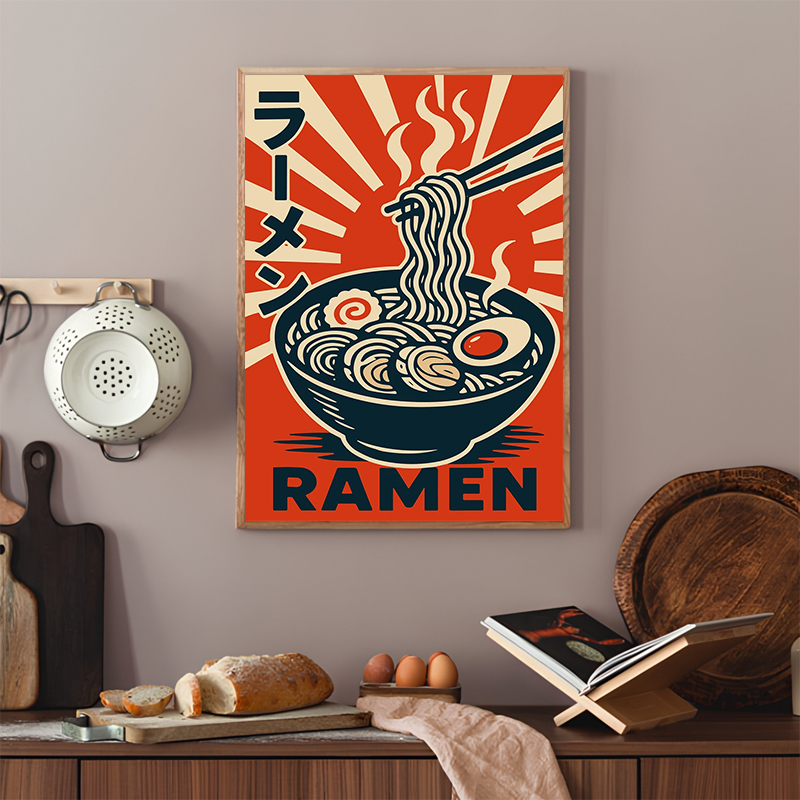 Vintage Style Japanese Food Po - огляд і ціна Japanese Food Lifestyle