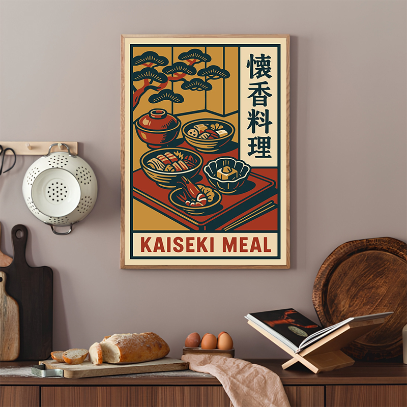 Vintage Style Japanese Food Po - огляд і ціна Japanese Food Lifestyle