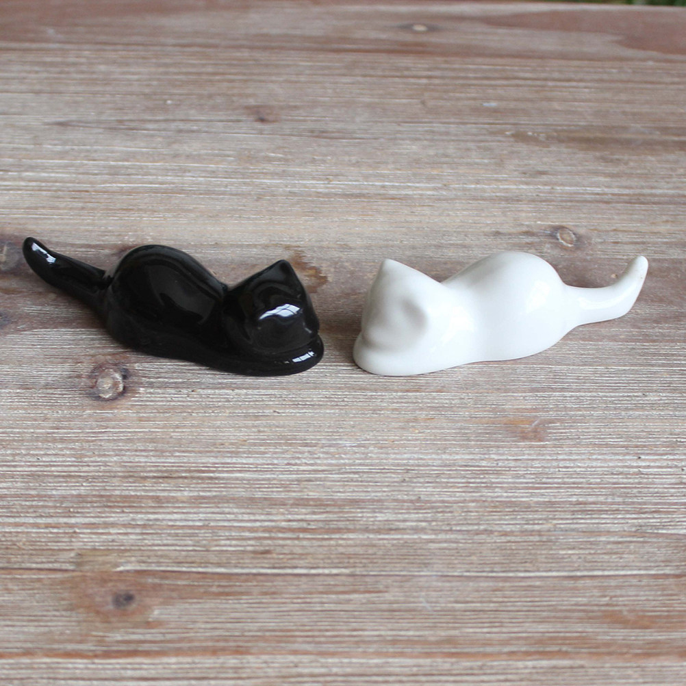 4Pcs Cat Design Ceramics Chops - огляд і ціна Chopstick Rest Ceramic