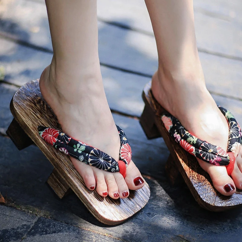 Women's Cosplay Shoes Double H - огляд і ціна Geta Wooden Sandal