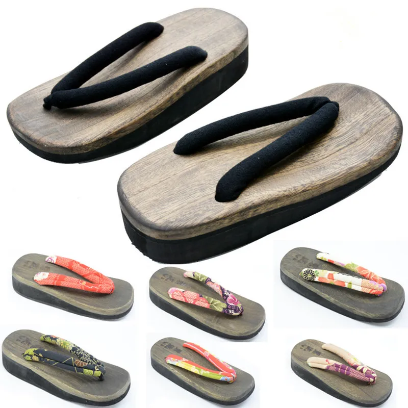 Women's Cosplay Shoes Mid Heel - огляд і ціна Geta Wooden Sandal