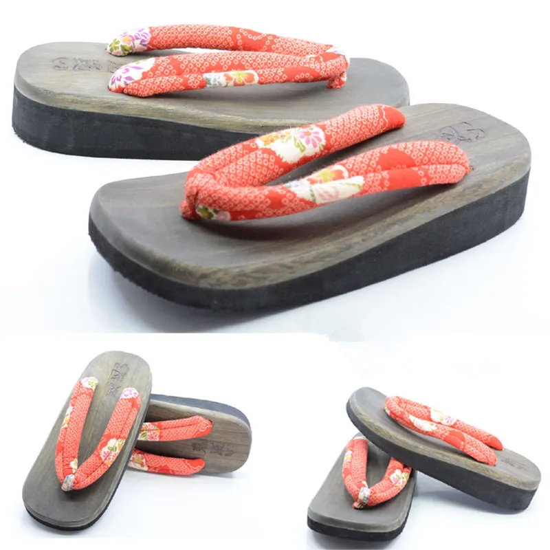 Women's Cosplay Shoes Mid Heel - огляд і ціна Geta Wooden Sandal