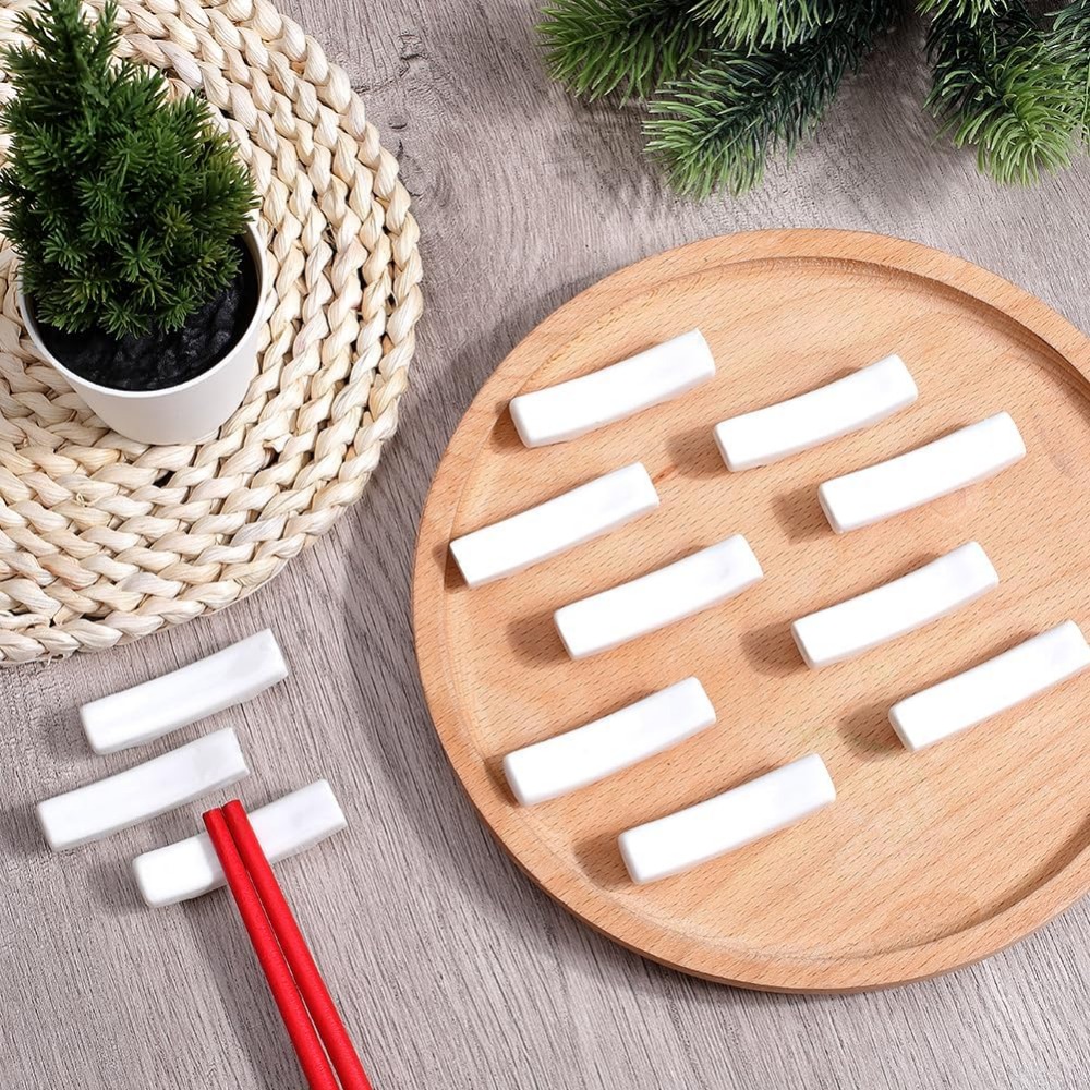 12Pcs Chopstick Rest White Jap - огляд і ціна Chopstick Rest Ceramic
