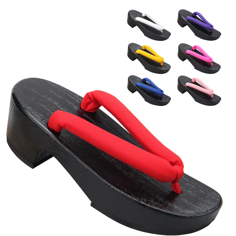 Women's Black Crescent Moon Sh - огляд і ціна Geta Wooden Sandal