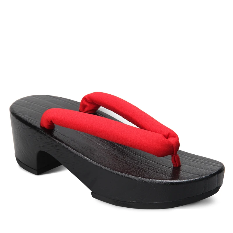 Women's Black Crescent Moon Sh - огляд і ціна Geta Wooden Sandal
