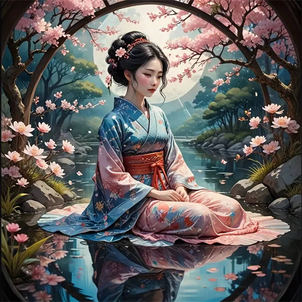 Japanese-style Woman Oil Paint - огляд і ціна Japanese Lifestyle Movie