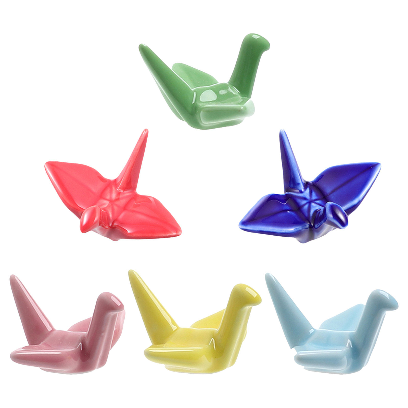 6Pcs Smooth Surface Ceramic Ch - огляд і ціна Chopstick Rest Ceramic
