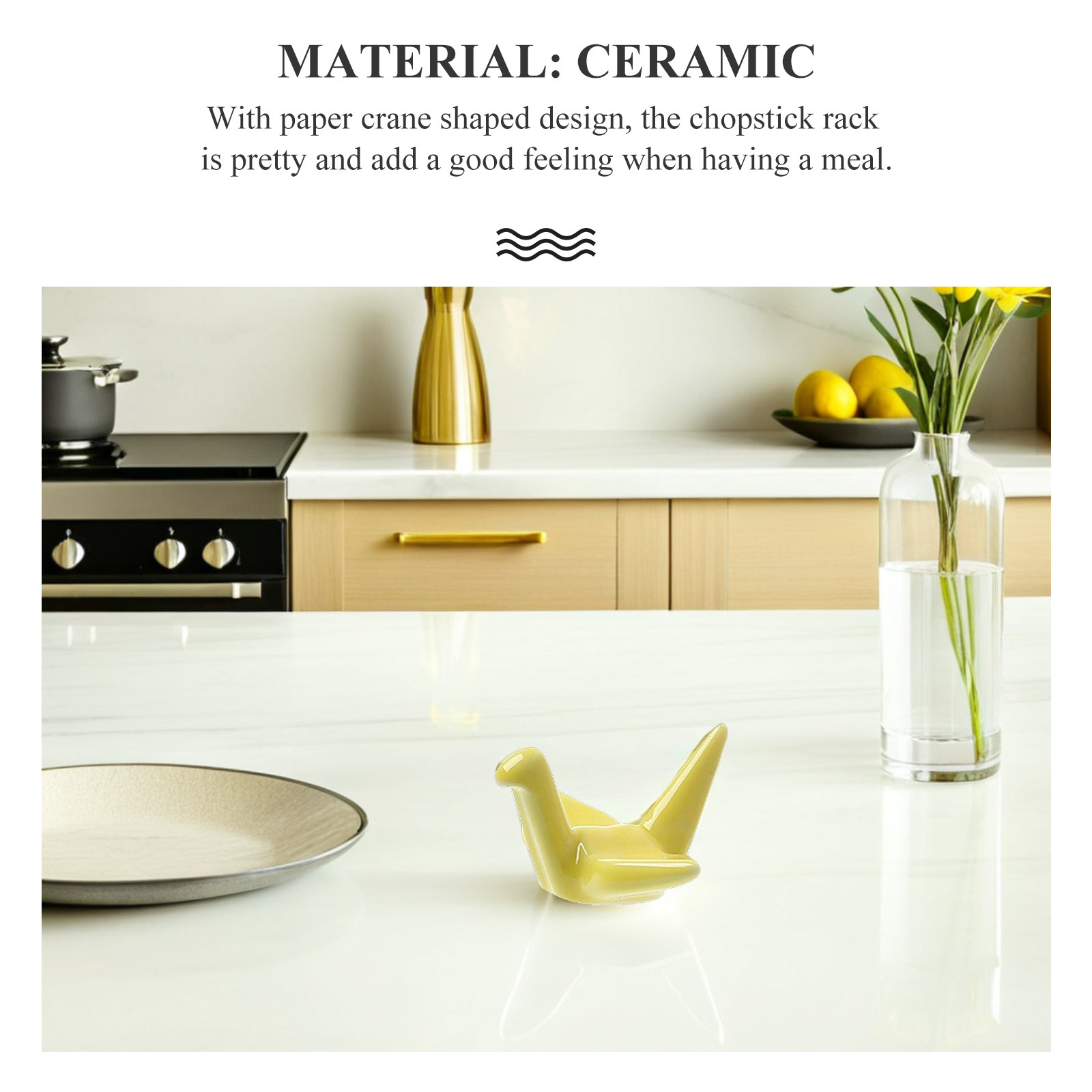 6Pcs Smooth Surface Ceramic Ch - огляд і ціна Chopstick Rest Ceramic
