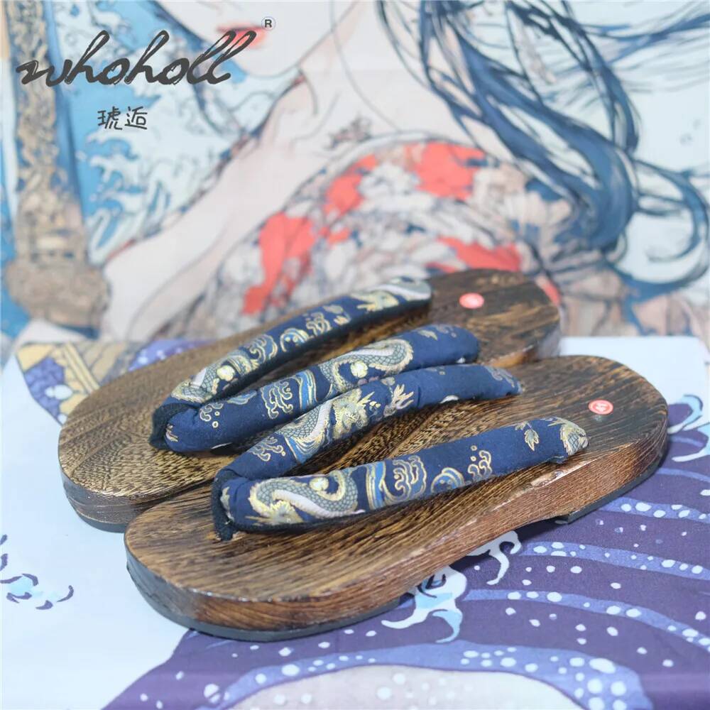 Man Wooden Clogs Slippers Wome - огляд і ціна Geta Wooden Sandal