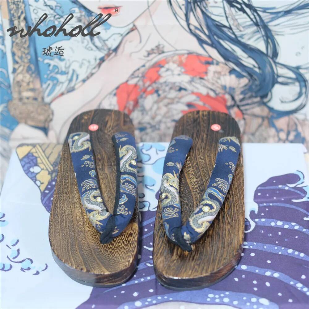 Man Wooden Clogs Slippers Wome - огляд і ціна Geta Wooden Sandal