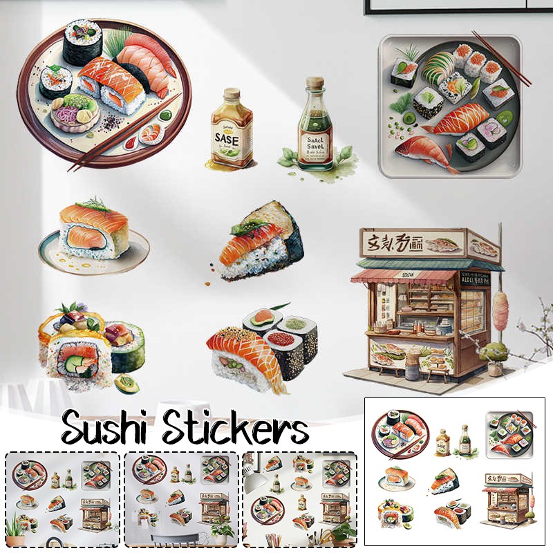 Japanese Food Sushi Sticker 3D - огляд і ціна Japanese Food Lifestyle